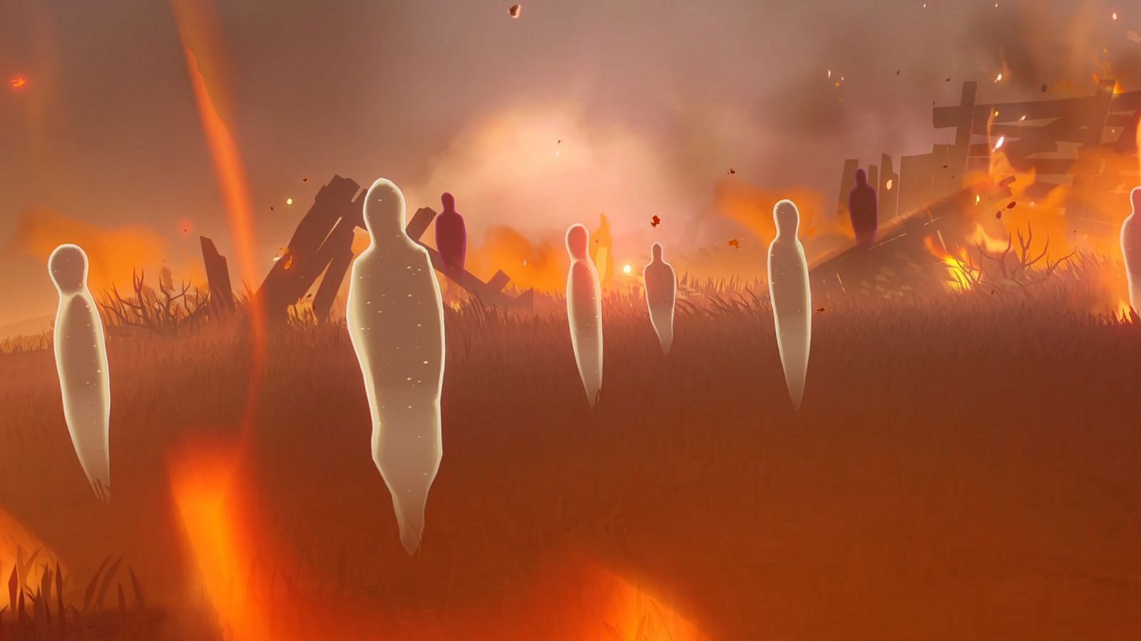 Destruction of Skirk's planet in Genshin Impact (Image via HoYoverse)